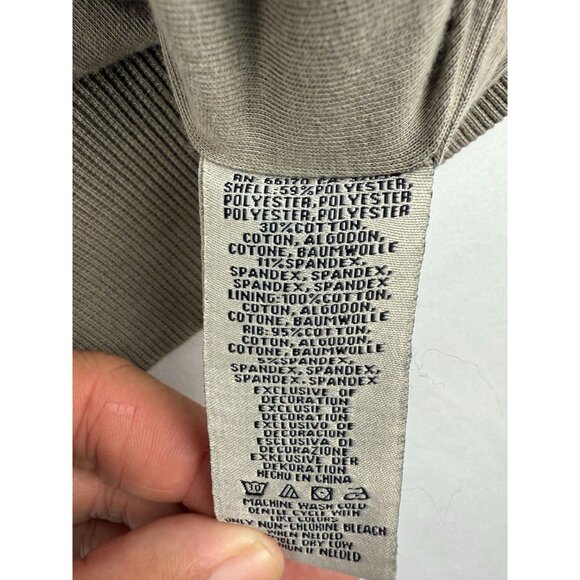 Anthropologie Marrakech Bibiana Bomber Jacket Beige Microsuede Zip Front Size M - Picture 5 of 8